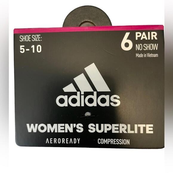 Women’s adidas no show compression socks size L white - Picture 7 of 8